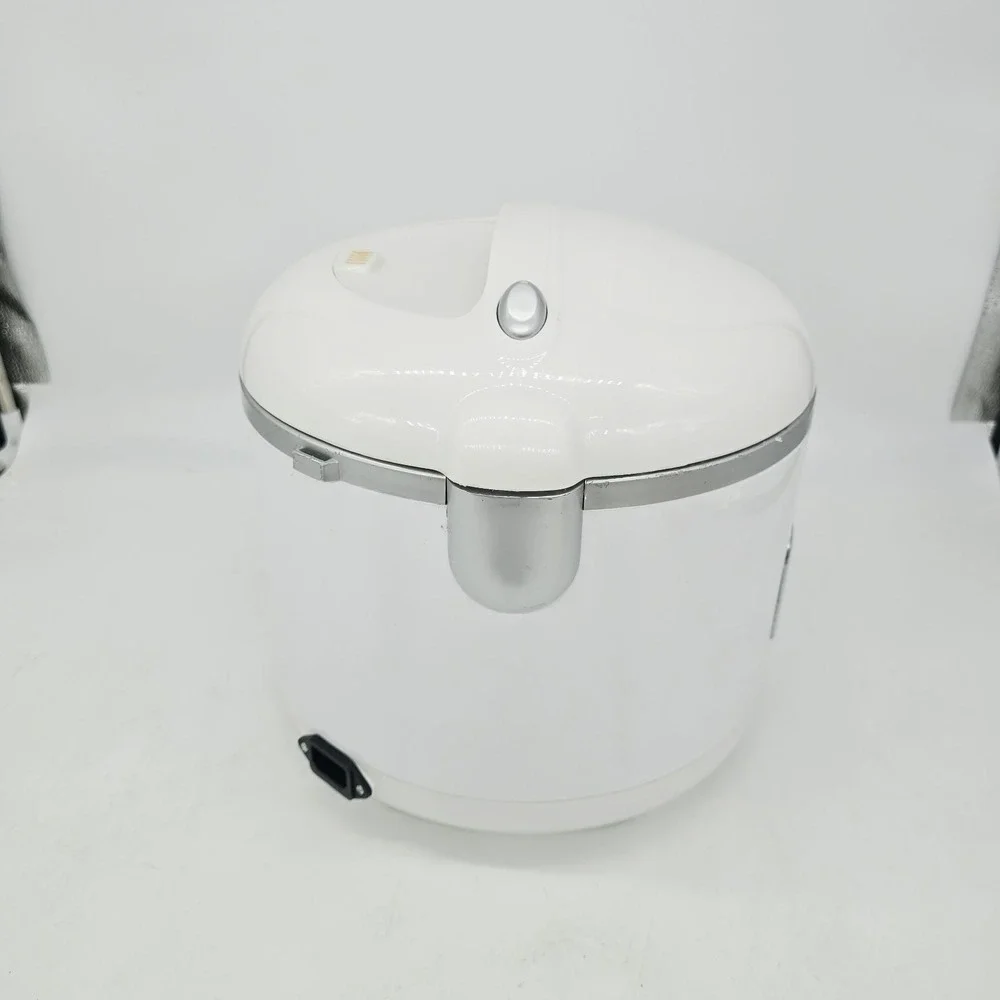 Oster Sunbeam Rice Cooker White 20 Cup Model 4717-000 Metal Bowl Inner Pot